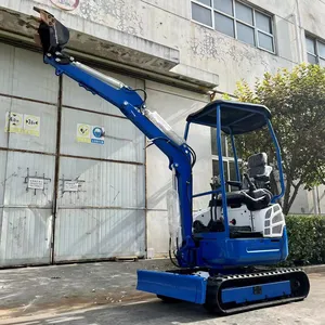 KK17 hava özelleştirilebilir 1 Ton 1.2 ton 2 T Mini ekskavatör mikro kazıcı küçük Bagger satılık