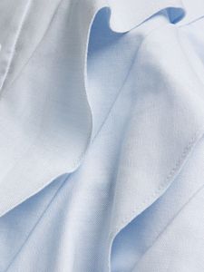 Chemise élégante pour femme, formelle, de bureau, printemps, plissée, à volants, patchwork, col rabattu, couleur unie, design élégant, chemisier ODM - Product Image 6
