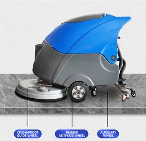 元のサプライヤーDM-550床洗濯機タイル倉庫駐車場床掃除床スクラバーの後ろを歩く