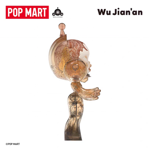 100% Original y Genuino POP MART SKULLPANDA MEGA - SKULLPANDA 400% Wu Jian'an Jiuchongtian Ornament - Product Image 3