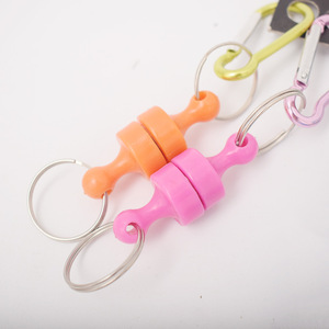 <b>Magnetic</b> Carabiner Set 10Pcs Outdoor Fishing Gear Anti Loss Keychain Clip With <b>Strong</b> Magnet For Camping Hiking - Product Image 4