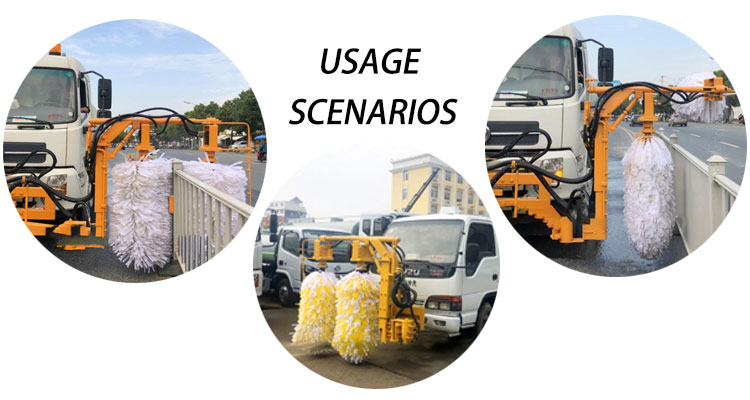 Fence Cleaning Sweeper Brush Nylon Filament Material