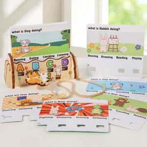 <span class=keywords><strong>Jeu</strong></span> <span class=keywords><strong>de</strong></span> livres d'images <span class=keywords><strong>de</strong></span> livre d'apprentissage précoce <span class=keywords><strong>de</strong></span> décryptage <span class=keywords><strong>de</strong></span> <span class=keywords><strong>mots</strong></span> amusants pour les enfants - Product Image 5