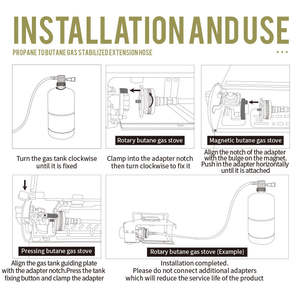 Kit <span class=keywords><strong>de</strong></span> <span class=keywords><strong>tuyau</strong></span> <span class=keywords><strong>de</strong></span> <span class=keywords><strong>gaz</strong></span> flexible, adaptateur <span class=keywords><strong>de</strong></span> <span class=keywords><strong>tuyau</strong></span> <span class=keywords><strong>de</strong></span> <span class=keywords><strong>gaz</strong></span>, rallonge en acier inoxydable, adaptateur <span class=keywords><strong>de</strong></span> rallonge <span class=keywords><strong>de</strong></span> <span class=keywords><strong>tuyau</strong></span> <span class=keywords><strong>pour</strong></span> réchaud à <span class=keywords><strong>gaz</strong></span> <span class=keywords><strong>de</strong></span> camping - Product Image 5