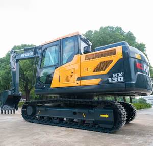 Excavatrice sur chenilles hydraulique Hyundai HX130 13T d'occasion, modèle 2026, moteur Hyundai HX80, godet de 0,32 m, chargeuse-pelleteuse neuve pour travaux de terrassement - Product Image 4
