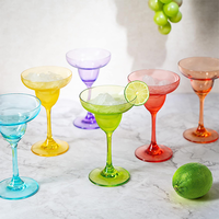 Design vintage Verrerie Verres à vin colorés sculptés Eau potable personnalisée Coupe gobelet à vin champagne