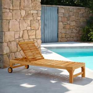 أعلى مبيعًا بسعر الجملة ، استراحة شمس على الشاطئ وحديقة وحديقة الفندق الخشبي - Product Image 1