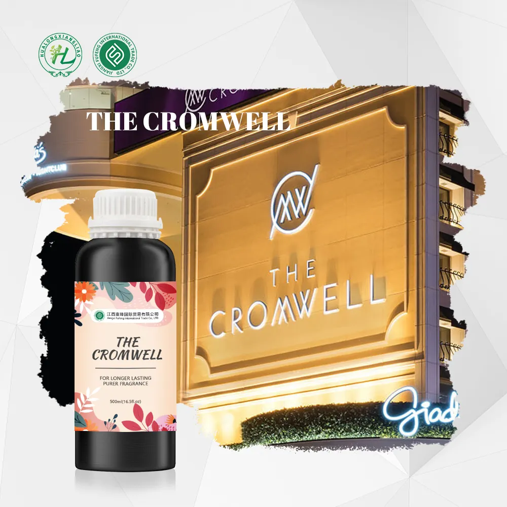 Huile de parfum perfume original de marca 500ML, Inspirado Cromwell Hotel aroma aceite esencial aroma 360 difusor de caña Fragancia