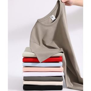 T-shirt vierge en coton épais grande taille pour homme, idéal pour l'impression personnalisée – Vêtements de haute qualité en gros - Product Image 3