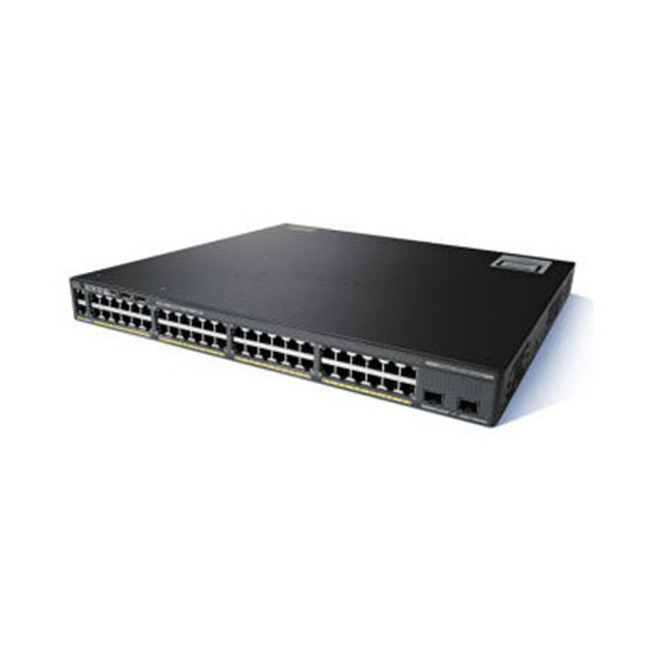 2960X 48 Port Gigabit 10G SFP+ POE Layer 2 Network Switch WS-C2960X-48FPD-L