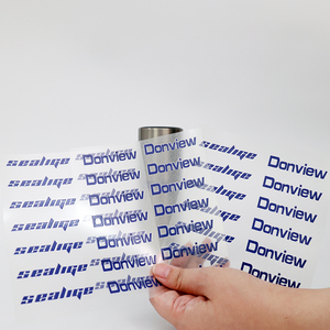 Adesivi con Logo Aziendale di Alta Qualità, <span class=keywords><strong>Etichette</strong></span> <span class=keywords><strong>Trasparenti</strong></span> in Vinile Adesivo con Trasferimento UV, Impermeabili, Effetto Cristallo e Metallo - Product Image 4