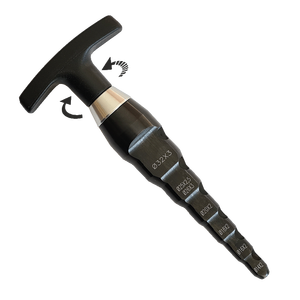 Herramienta de Calibración y Desbarbado de Trinquete de Acero HSS para Tuberías Multicapa de Varios Tamaños - Product Image 1