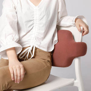 Coussin lombaire LIANDA BC-045, coussin de soutien dorsal en mousse à mémoire de forme pour chaise de bureau - Product Image 3