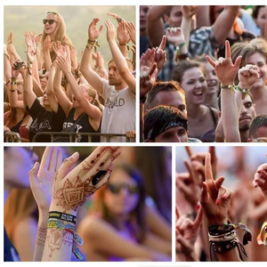 Tùy chỉnh lập trình tag RFID vải dùng một lần Dây đeo cổ tay <span class=keywords><strong>NFC</strong></span> VIP vé lễ hội Vòng đeo tay dệt RFID dây đeo cổ tay tổ chức sự kiện - Product Image 5