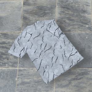 Camiseta de Algodón de 280g para Hombre, Corte Regular, Estilo Urbano, con Logotipo Serigrafiado en la Parte Delantera, Tejido Transpirable y Ecológico - Product Image 3