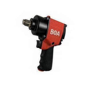 Llave de impacto de aire compacta de aleación de aluminio de martillo doble de 3/8 pulgadas, par de 320 pies-LB para trabajos automotrices de espacio reducido - Product Image 5