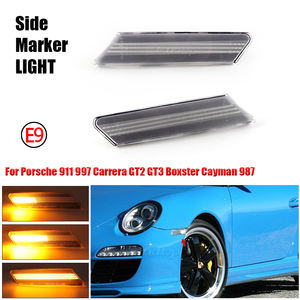 Nouveaux clignotants latéraux séquentiels à LED pour Porsche 911 997 Targa <span class=keywords><strong>Carrera</strong></span> Cayman 987, lampes d'indicateurs dynamiques - Product Image 3