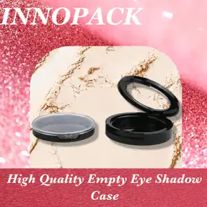 Custom Eyeshadow Case private label eyeshadow palette Empty Plastic Compact Powder Case