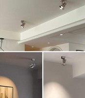 Nouveau design, blanc chaud, 12 W, style Bauhaus, spots LED intérieurs simples, lampes rondes, éclairage LED COB encastré au plafond, anti-éblouissement, Bestar