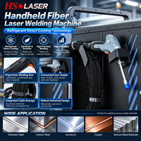 Machine de soudage laser portative refroidie par réfrigérant 1500W 2000W 3000W, soudeuse laser à fibre portable pour acier inoxydable et acier au carbone