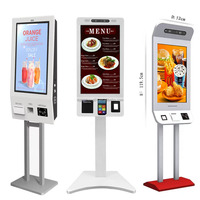 Bornes de paiement, stands en libre-service, machine de paiement à écran tactile à usage unique, commande de restaurant, borne de commande