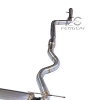 Tuyaux d'échappement Catback en acier inoxydable SS304 de haute qualité avec silencieux à valve pour BMW 340i F30 F31 F34 2015-2018 B58, libération double mode pour une puissance turbo accrue