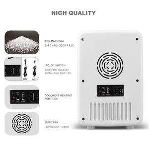 Portable10L Accueil Chambre Table <span class=keywords><strong>Top</strong></span> <span class=keywords><strong>Silencieux</strong></span> Maquillage Soins De La Peau Cosmétique Réfrigérateur Mini Réfrigérateur - Product Image 2