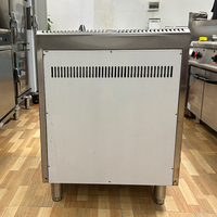 Fabricant d'équipements de cuisine professionnels, friteuses à gaz à double réservoir, friteuse en acier inoxydable avec un cabinet