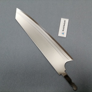 Hoja de cuchillo Kiritsuke de 8 "hecha a mano, hojas de cuchillo Bunka de acero de Damasco en blanco, hoja de repuesto de acero <span class=keywords><strong>San</strong></span> <span class=keywords><strong>Mai</strong></span> mate para Chef - Product Image 1
