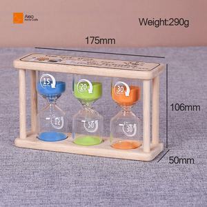 Design tradizionale con <span class=keywords><strong>Timer</strong></span> di vetro di bambù naturale fatto a mano clessidra 3/<span class=keywords><strong>5</strong></span>/10 minuti con finitura colorata per anniversario regalo per bambini - Product Image 5