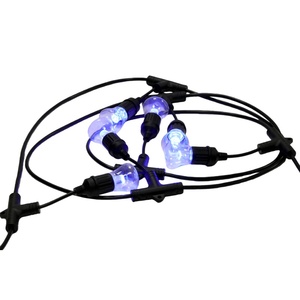 Guirlande lumineuse solaire LED extérieure étanche IP65 en PVC de haute qualité pour camping, jardin, cour, mariage et ambiance festive - Product Image 3