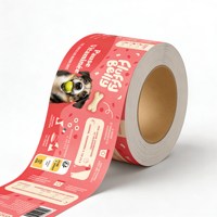 Etiquetas Adhesivas de Papel con Código de Barras, Resistentes al Agua, Personalizadas por el Fabricante, con Logotipo, para Etiquetas de Empaquetado de Alimentos para Mascotas