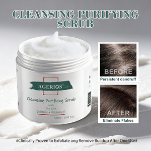 Scrub per il Cuoio Capelluto al Sale Marino, <span class=keywords><strong>Shampoo</strong></span> <span class=keywords><strong>Antiforfora</strong></span> e <span class=keywords><strong>Antiprurito</strong></span>, Trattamento Rinfrescante per la Cura del Cuoio Capelluto, Etichetta Privata, Vendita all'Ingrosso - Product Image 4