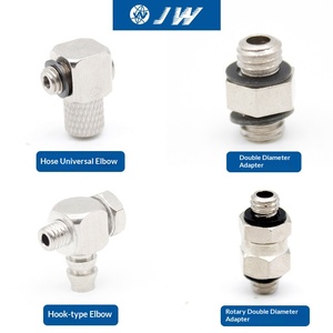 Conector Rápido de Tráquea Miniatura, Recubierto de Níquel, Cobre, M-PC-<span class=keywords><strong>PL</strong></span>-3-4-6-M3-M4-M5-M6 HL AU, Recto, Curvo - Product Image 1