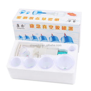 Haushalts-Schröpfen-Therapie-Set Vakuum-Saugnapf pumpe ABS Dick 6 Dosen Schröpfen <span class=keywords><strong>Massage</strong></span> becher Akupunktur-<span class=keywords><strong>Massage</strong></span> gerät für die Gesundheit des Körpers - Product Image 1