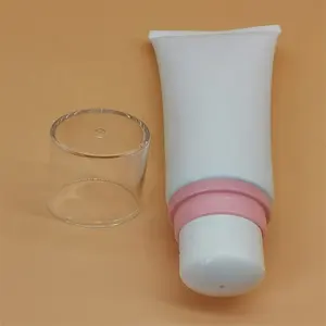Пустой косметический безвоздушный насос 15 мл 30 мл 50 200 мл пластиковая трубка для крема для глаз BB крем зубная паста