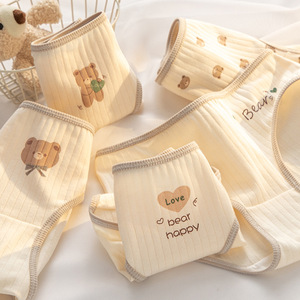 Vente en gros de sous-vêtements antibactériens en pur coton pour femmes, mignon petit ours taille sac <span class=keywords><strong>fesses</strong></span> sous-vêtements pour femmes - Product Image 3