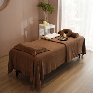 Couvre-lit facial <span class=keywords><strong>de</strong></span> qualité supérieure brun foncé draps plats et housses avec <span class=keywords><strong>housse</strong></span> <span class=keywords><strong>pour</strong></span> berceau brun chocolat - Product Image 2