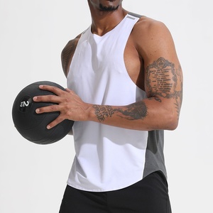 Men's <b>Vest</b> Sports T-shirt Sleeveless Quick Dry Gym Tank Top Breathable Print Logo Sportswear Manufacturer OEM&OME Wholesale - Product Image 1