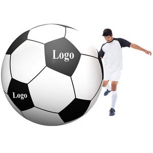 Ballons de plage gonflables en PVC personnalisés avec logo imprimé (80 cm/100 cm/Dimensions personnalisées) pour les jeux en plein air et la décoration de piscine - Product Image 1