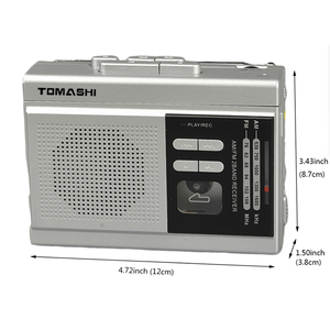 Support carte TF de chine bon marché petit ruban Portable Mp3 <span class=keywords><strong>baladeur</strong></span> intégré haut-parleur Fm Radio lecteur de Cassette - Product Image 5