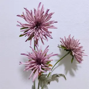 Nuovo stile di alta qualità fiori artificiali di seta mamme artificiali fiore falso crisantemo fiore decorativo artificiale
