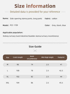 Оптовая продажа, карманы с обеих сторон, брюки для лечения недержания мочи - Product Image 3