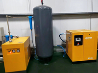 Compresseur d'air à vis rotatif à aimant permanent à fréquence variable (VSD) 45 kW, 60 CV, 10 bars, refroidi par air, pour usage intensif