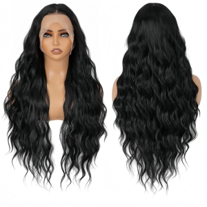 วิกผมสังเคราะห์แ<span class=keywords><strong>บ</strong></span><span class=keywords><strong>บ</strong></span>ลูกไม้ด้านหน้า 13x4 แบ<span class=keywords><strong>บ</strong></span> Body Wave สีน้ำตาลออมเ<span class=keywords><strong>บ</strong></span>ร ทนความร้อน พร้อมเชือกผูกผมสีบ<span class=keywords><strong>ลอน</strong></span><span class=keywords><strong>ด์</strong></span>แ<span class=keywords><strong>บ</strong></span><span class=keywords><strong>บ</strong></span>โปร่งใสสำหรั<span class=keywords><strong>บ</strong></span>ผู้หญิง - Product Image 6