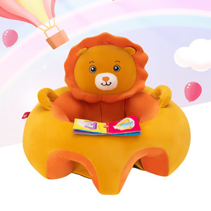 Animales de dibujos animados bebé sofá soporte asiento cubierta felpa silla aprendizaje bebé sofá silla niño Pluch silla con <span class=keywords><strong>libro</strong></span> - Product Image 4