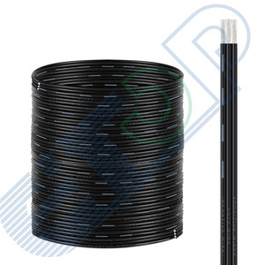 Cabo de Extensão Elétrico 18AWG com 3 Condutores de Cobre com Aterramento, Cabo Preto de 3 Núcleos RVV para Uso em Sistemas de Iluminação LED - Product Image 2