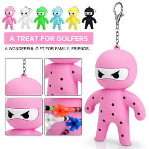 Manufacturer Design Funny <b>Golf</b> Accessory Organizer for Tees Portable <b>Golf</b> Ball Tees Holder Tee Storage Holder <b>Golf</b> with Keychain - Product Image 2