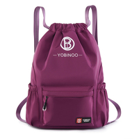 Nouveau modèle Promotion sac à dos de gymnastique sac Dye Sublimation petit sac à dos étanche à cordon