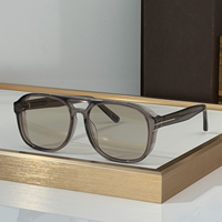 Lunettes de soleil de haute qualité, style designer, monture en acétate, protection UV400, pour hommes, usage quotidien en extérieur